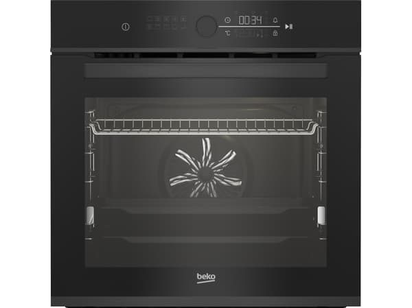Beko BBIM13400DXPSE, Medium, Elektrisk ovn, 72 l, 3400 W, 72 l, Vifteaktivert
