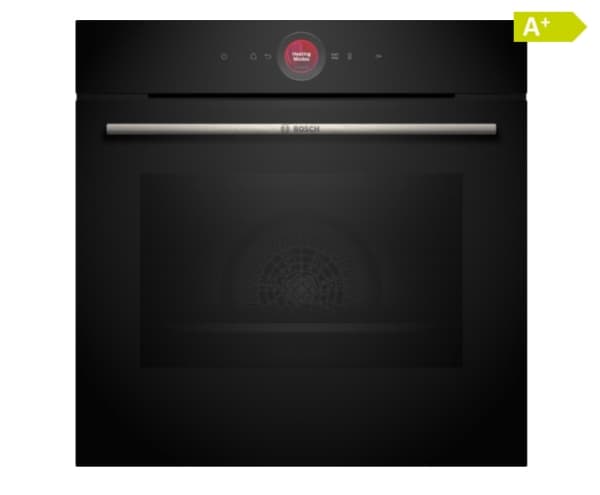 Bosch Serie | 8 HBG7721B1 - Ugn - inbyggd - fördjupning - bredd: 56 cm - djup: 55 cm - höjd: 58.5 cm - med självrengöring - Klass A+ - svart