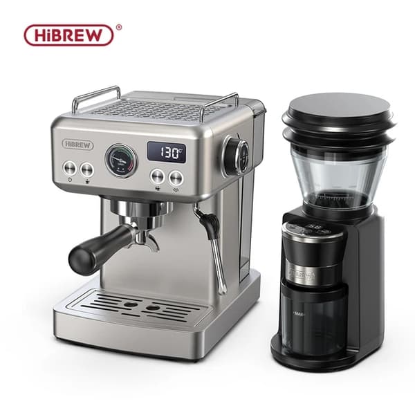 Espresso Kaffemaskine, 20Bar Tryk, Temperatur Justerbar, H10A G5, EU