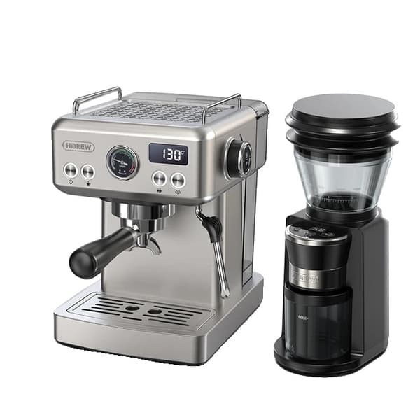 Espresso Kaffemaskine, 20Bar Tryk, Temperatur Justerbar, H10A G5, EU
