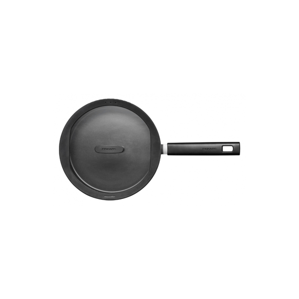 FISKARS FRYING PAN 26cm / 2,8L WITH LID HARD FACE STEEL CHEF