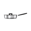 Miniatyrbillede 4 af 4: FISKARS FRYING PAN 26cm / 2,8L WITH LID HARD FACE STEEL CHEF