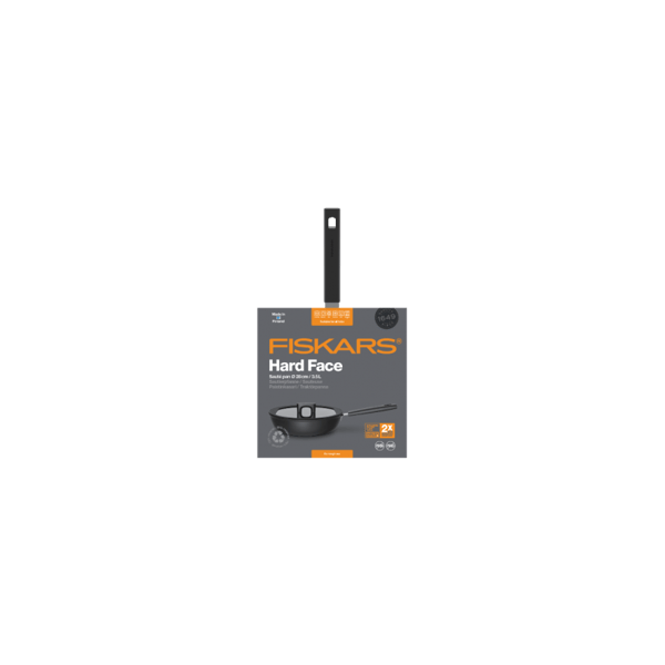 FISKARS PATELNIA SZEFA KUCHNI 28 cm  Z POKRYWKĄ HARD FACE | Fiskars