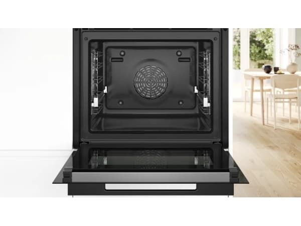 Bosch Serie 8 HRG978NB1, Medium, Elektrisk ovn, 71 l, 71 l, 30 - 300 °C, 300 °C