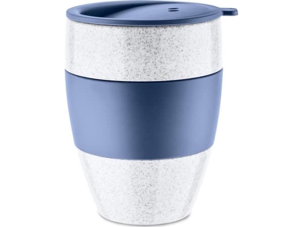 koziol Aroma To Go 2.0, Single, 0,4 l, Blå, Vit, 1 styck, 92 mm, 97 mm