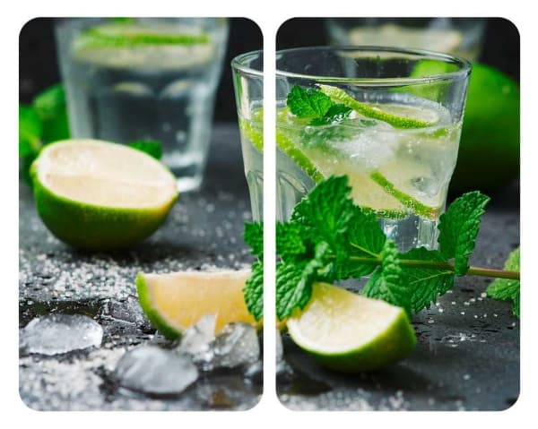 WENKO Mojito, Rektangulær, Glass, Plast, Flerfarget, Brødvarer, Frukt & grønsaker, Bilde, 300 mm