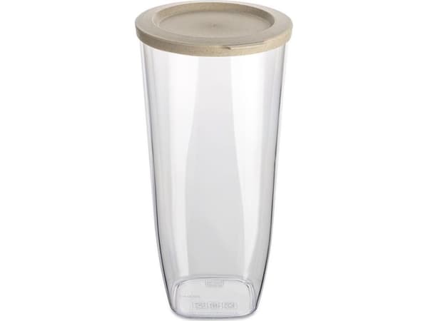 koziol Connect Dry L, Krukke, Rund, 2 l, Grå, Gjennomsiktig, 125 mm, 132 mm
