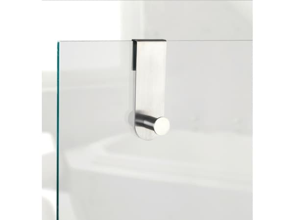 Wenko hak do zawieszania Celano 12,5 x 5 cm stal nierdzewna srebrna