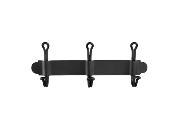 WENKO 22941100, inomhus, Handdukskrok, Svart, Stål, 220 mm, 50 mm