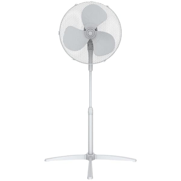 Stand fan, 40cm, 40W,  3 speeds, mechanical, noise level: 55-65 dB, Oscillation  80°, Tilting +16° -8°, Adjustable height 120cm,