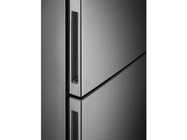 AEG RCB732E5MX, 331 l, Ikke-frost (kjøleskap), 8 kg/24t, E, Fresh zone compartment, Grå, Rustfritt stål