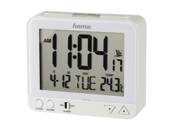 Hama RC 550, Hvit, 0 - 45 °C, F, °C, Multi, 2 linjer, Oransje