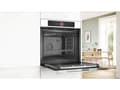 Pikkukuva 4 / 5: Bosch Serie 8 HBG7341W1, Medium, Sähköuuni, 71 L, 71 L, 30 - 300 °C, Hydrolyysi + pyrolyysi