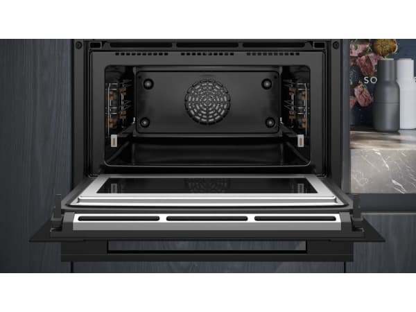 Siemens iQ700 CM778GNB1B, Medium, Sähköuuni, 45 L, 3600 W, 45 L, 30 - 300 °C