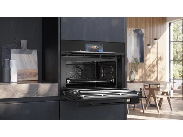 Siemens iQ700 CM778GNB1B, Medium, Sähköuuni, 45 L, 3600 W, 45 L, 30 - 300 °C