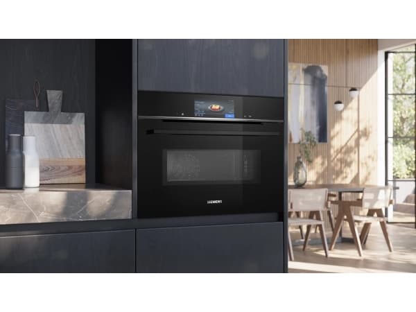 Siemens iQ700 CM778GNB1B, Medium, Sähköuuni, 45 L, 3600 W, 45 L, 30 - 300 °C