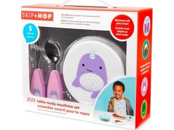 Skip Hop Middagsset för djurparken Narwhal
