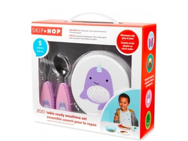 Skip Hop Middagsset för djurparken Narwhal