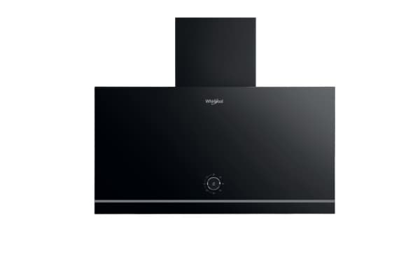 Whirlpool WHVA 62F LM K, 485 m³/h, Frånluft/recirkulerande, B, B, E, 65 dB Svart