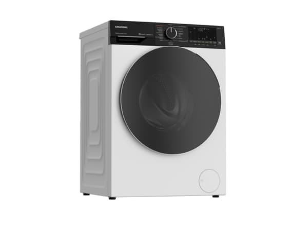 Grundig GD7P510447W, Frontmatet, Frittstående, Hvit, Venstre, Sort, Sort