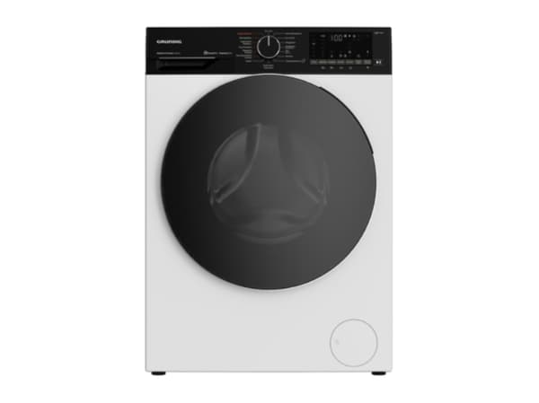 Grundig GD7P510447W, Frontmatet, Frittstående, Hvit, Venstre, Sort, Sort Hvit