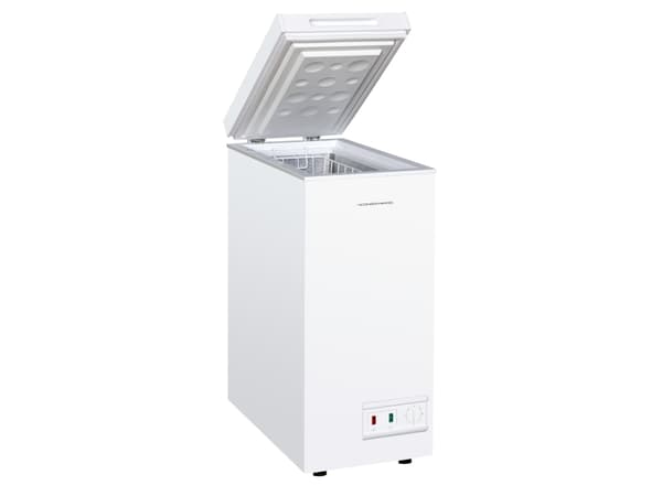 Scandomestic CF51WE - Kiste - bredde: 35.5 cm - dybde: 59 cm - høyde: 85 cm - 51 liter - Klasse E - hvit