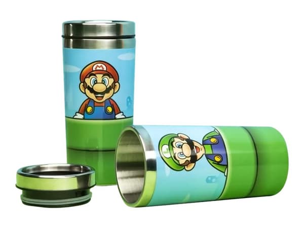 Paladone Super Mario Warp Pipe, Monivärinen, Ruostumaton teräs, Ruostumaton teräs, Muovi, Kiina, 450 ml