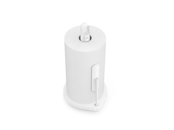 simplehuman KT1199, Paperipyyheteline pöydälle, Valkoinen, Terästä, 18 cm, Pyöreä, 1 kpl