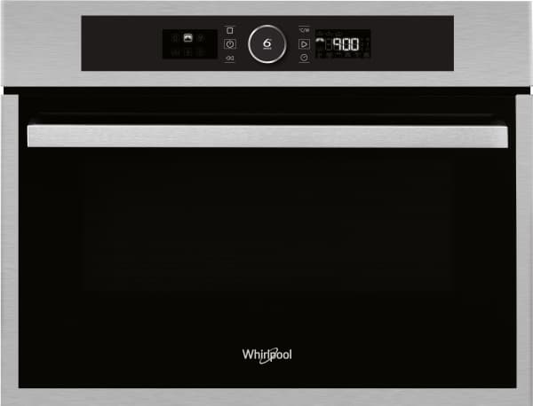 Whirlpool AMW 9607/IX, Inbyggd, Kombinationsmikrovågsugn, 40 l, 900 W, Inbyggd display, LCD