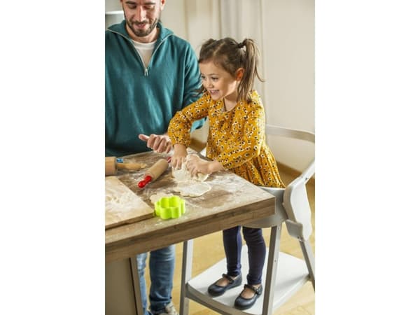 Chicco 7087049470000, Grå, Plast, Monokromatiskt, inomhus, Pojke/flicka, Crescendo Up Et Crescendo Lite