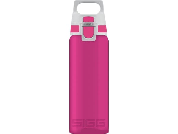 SIGG Total Color, 600 ml, Daglig bruk, Bærsmak, Gjennomsiktig, Tritan, Flippkork, Grå