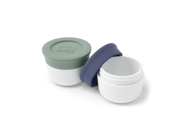 monbento MB Temple S, Container, Rund, 0,01 l, Blå, Grön, Polypropylen (PP), 42 mm