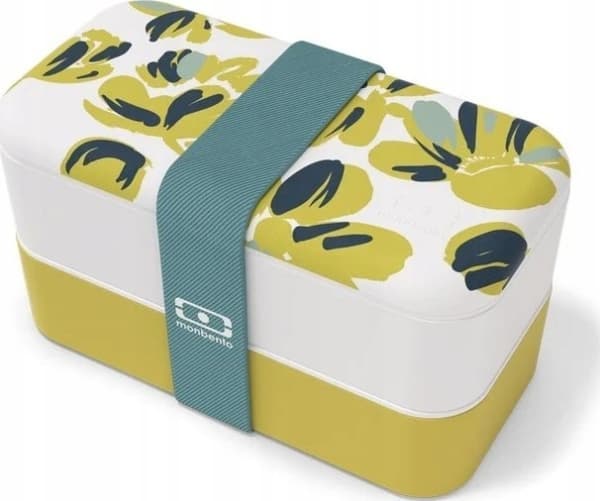 Monbento Monbento Bento Original Graphic Meadow musztardowy
