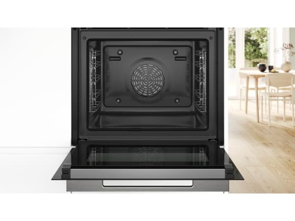 Bosch Series 8 HBG7763B1, Medium, elektrisk ovn, 71 L, 71 L, 30 - 300 °C, Hydrolytisk + Pyrolytisk