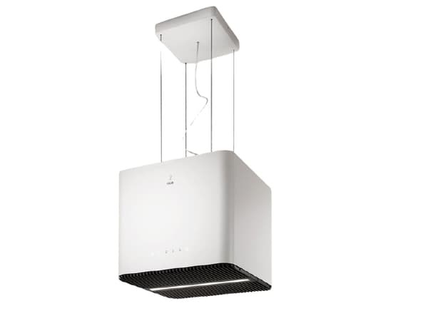 Elica Pix WH/F/42 - Panser - Island - bredde: 42 cm - dybde: 42 cm - resirkulering - hvit