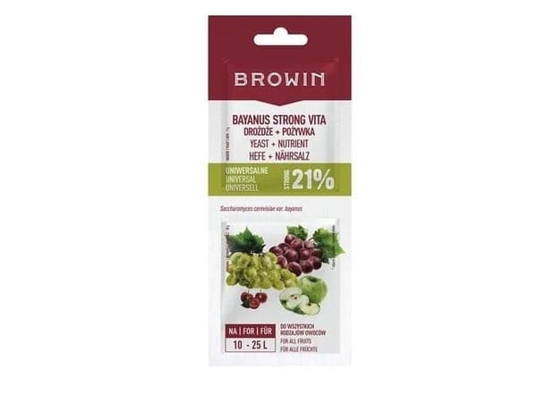 Browin Yeast Bayanus And Nutrient Universal 17G