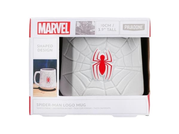 Paladone Spiderman Shaped Mug, Single, 0,45 l, Grå, Keramiska, Mugg, Universal