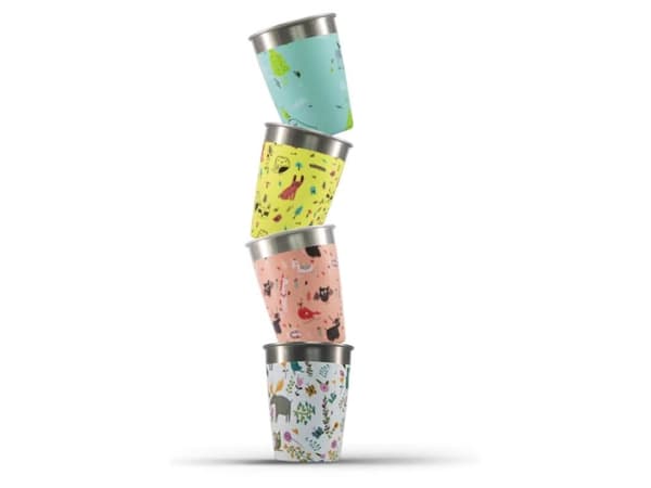 SIGG Kids Cup Set, Multifärg, Rostfritt stål, Rostfritt stål, Kina, 350 ml, 8,4 cm