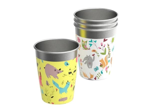 SIGG Kids Cup Set, Multifärg, Rostfritt stål, Rostfritt stål, Kina, 350 ml, 8,4 cm