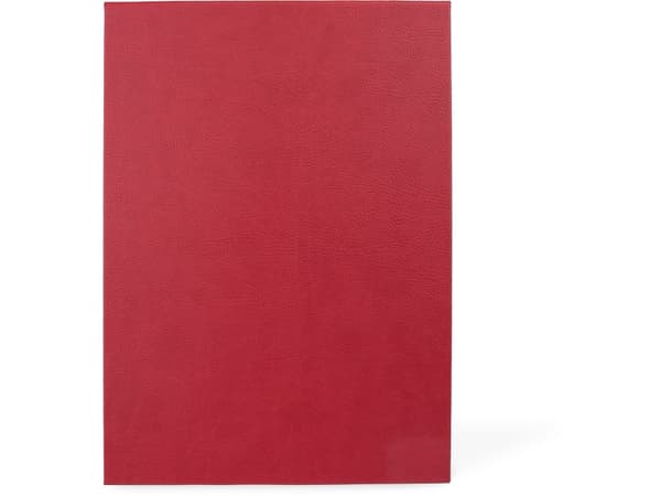 Classic A4 MENU clipboard med magnet clip, rød