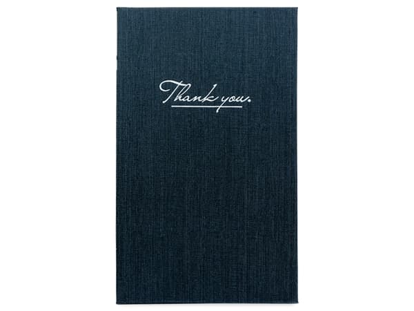 Modern THANK YOU regningsholder 13,5x21, charcoal