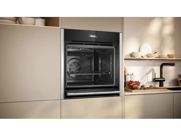 Neff B54CR71N0, Medium, Elektrisk ovn, 71 l, 71 l, 40 - 275 °C, Hydrolytisk + pyrolytisk