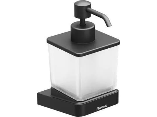 Dozownik do mydła Ravak Black soap dispenser Ravak 10deg black TD 231.20, X07P559