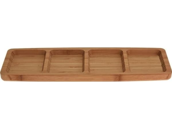 Utmerket husholdningsbrett, serveringsfat i bambus, 33x10 cm, universal