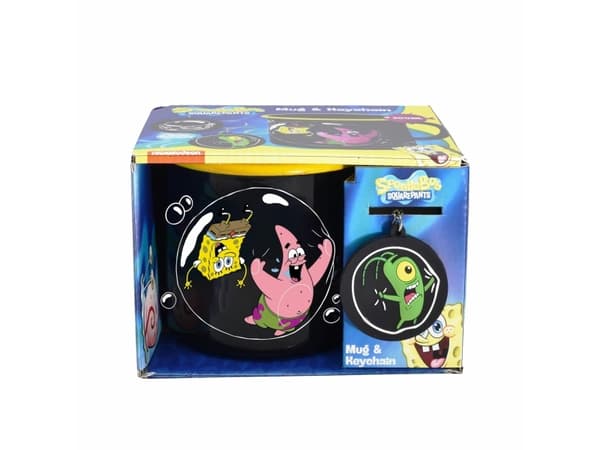Tommel opp! Kopp pluss nøkkelring - SpongeBob