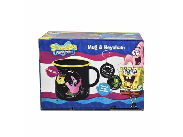 Tommel opp! Kopp pluss nøkkelring - SpongeBob