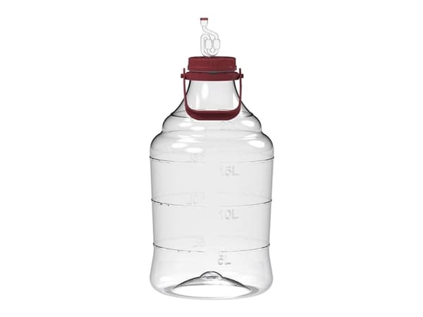 Sourcing UNBREAKABLE DEMIJOHN 20L HANDLE/AIRLOKS