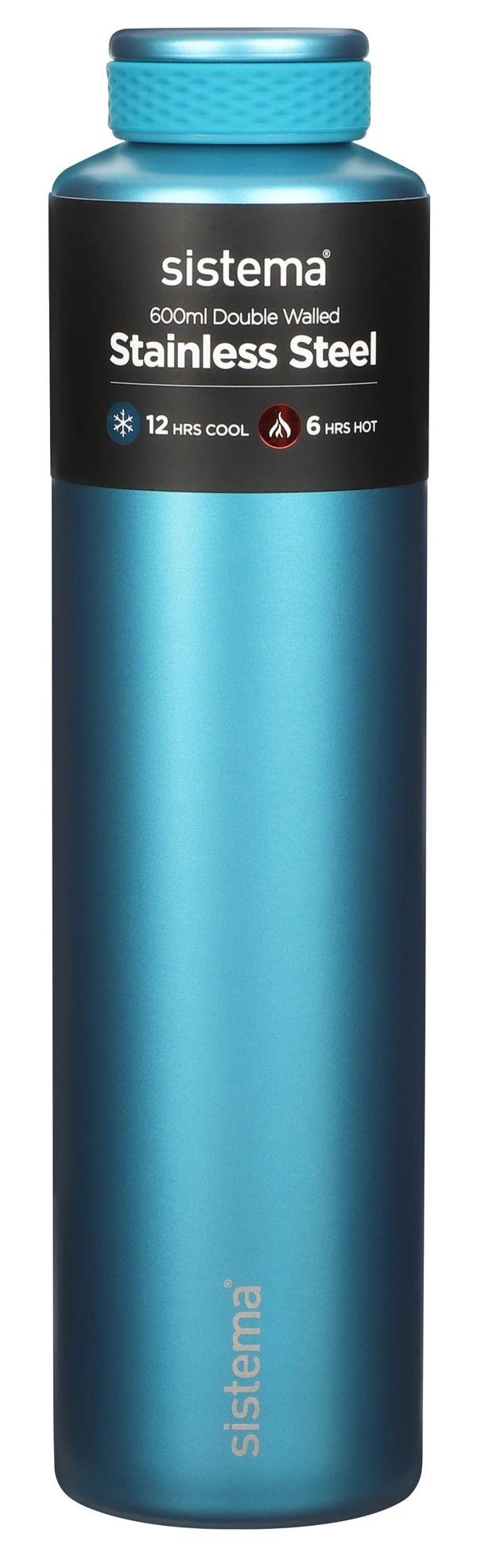 Sistema - Stainless Steel600ml - Teal