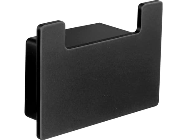 KAPITAN Double towel hook Kapitan NEO 82 02 55, black matte