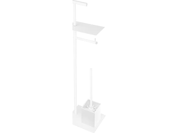 KAPITAN Stand with toilet paper holder and brush Kapitan Neo 96 81 66 white matt